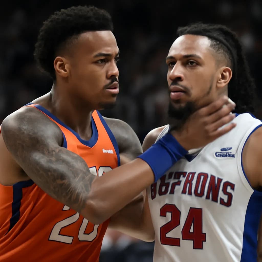 Rifirrafe entre John Collins y Dillon Brooks en pretemporada de la NBA