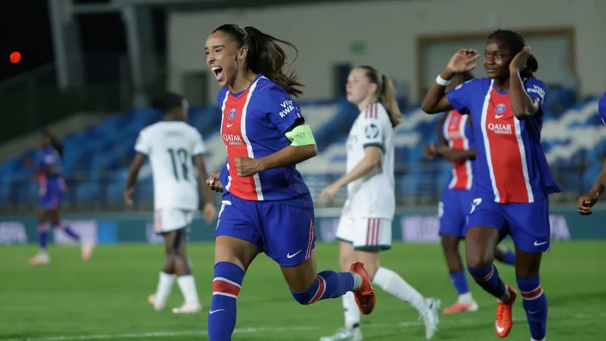 Real Madrid y PSG empatan en su debut en la Champions League Femenina
