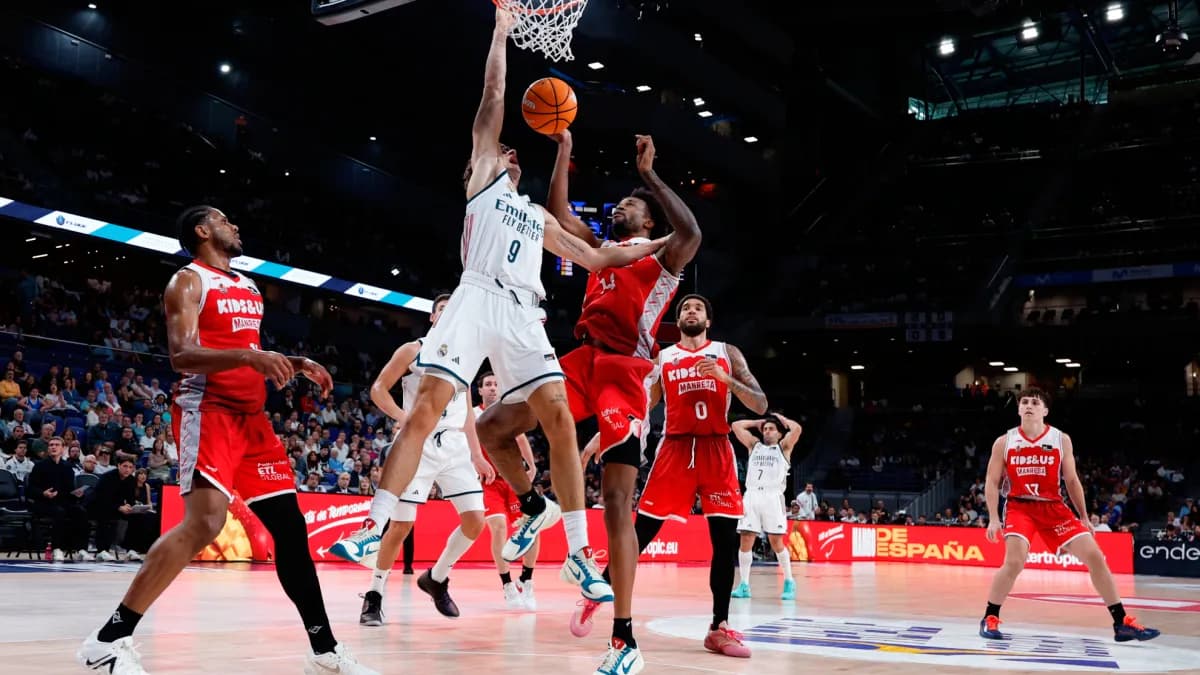 El Real Madrid aplasta al Manresa en la Liga Endesa