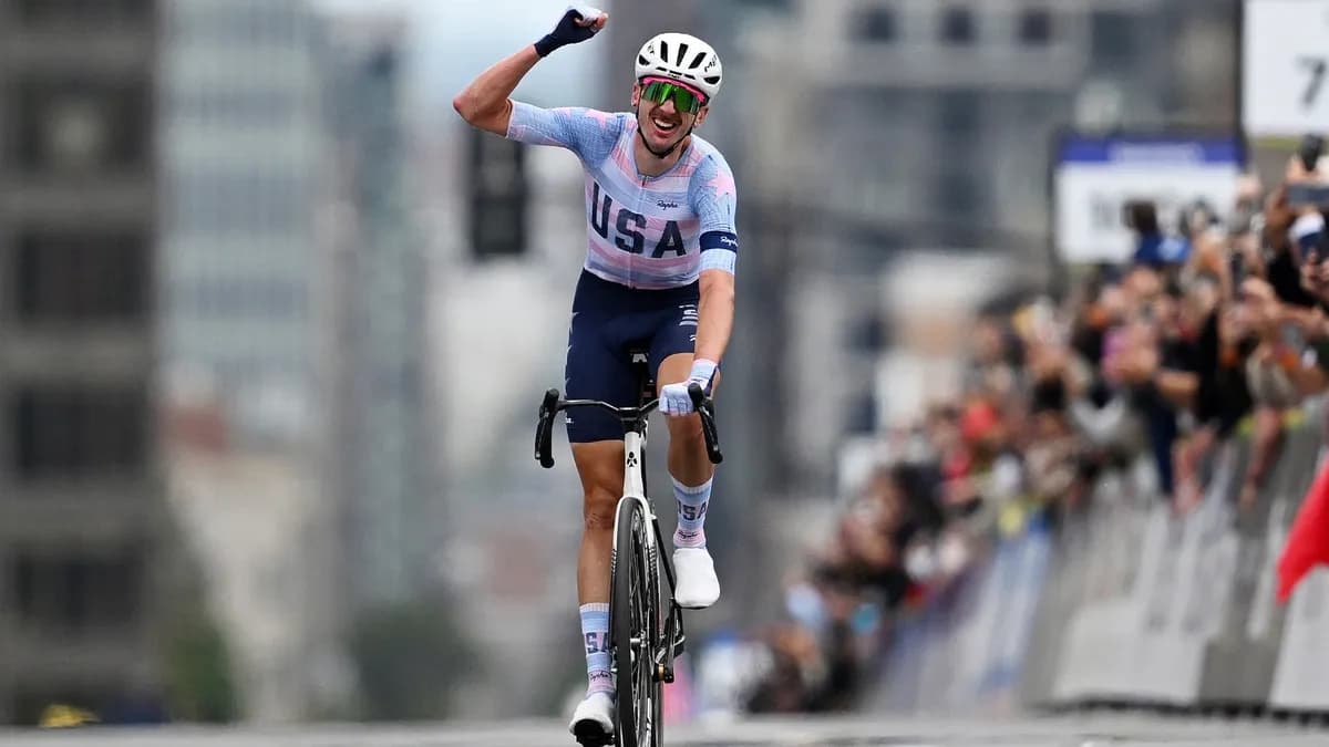 Brandon McNulty sorprende y conquista el Mundial de Ciclismo para EE.UU.