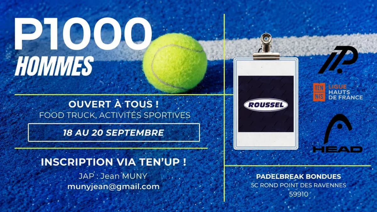 El P1000 Padel Break Bondues se presenta con grandes expectativas