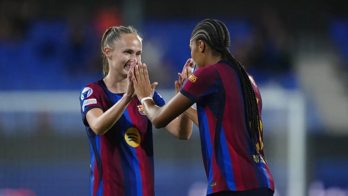 El Barça femenino inicia la Champions con una contundente victoria ante el Paris FC