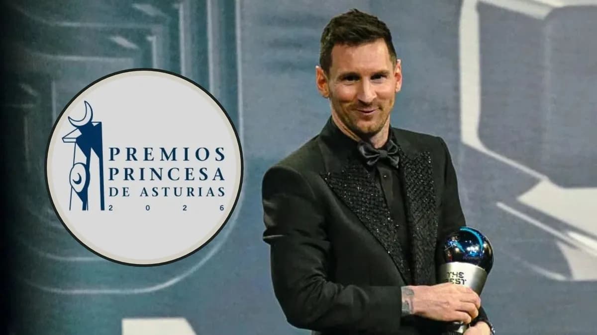 Messi recogerá el Premio Princesa de Asturias de los Deportes en Oviedo