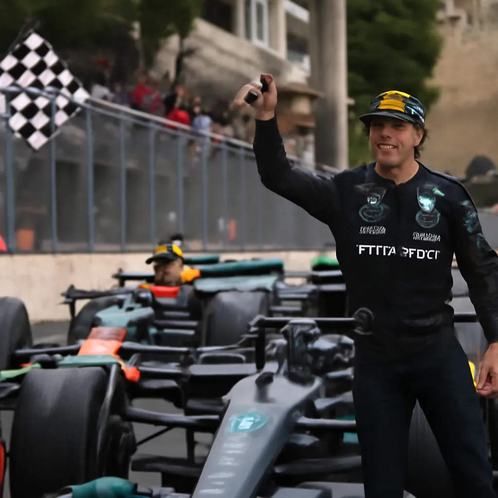 George Russell gana el GP de Azerbaiyán tras resistir a Max Verstappen