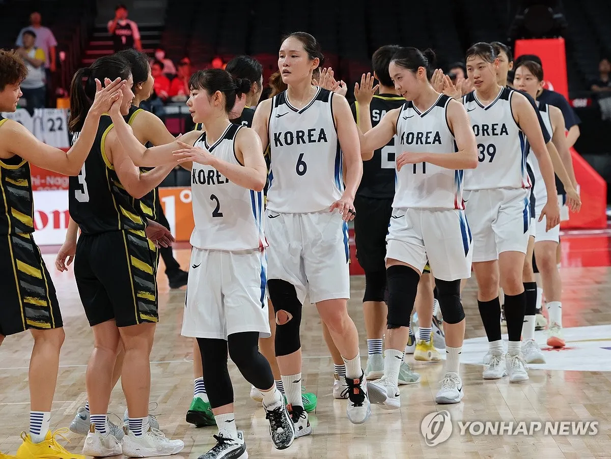 Corea del Sur derrota a Malasia en baloncesto femenino en los Juegos Asiáticos