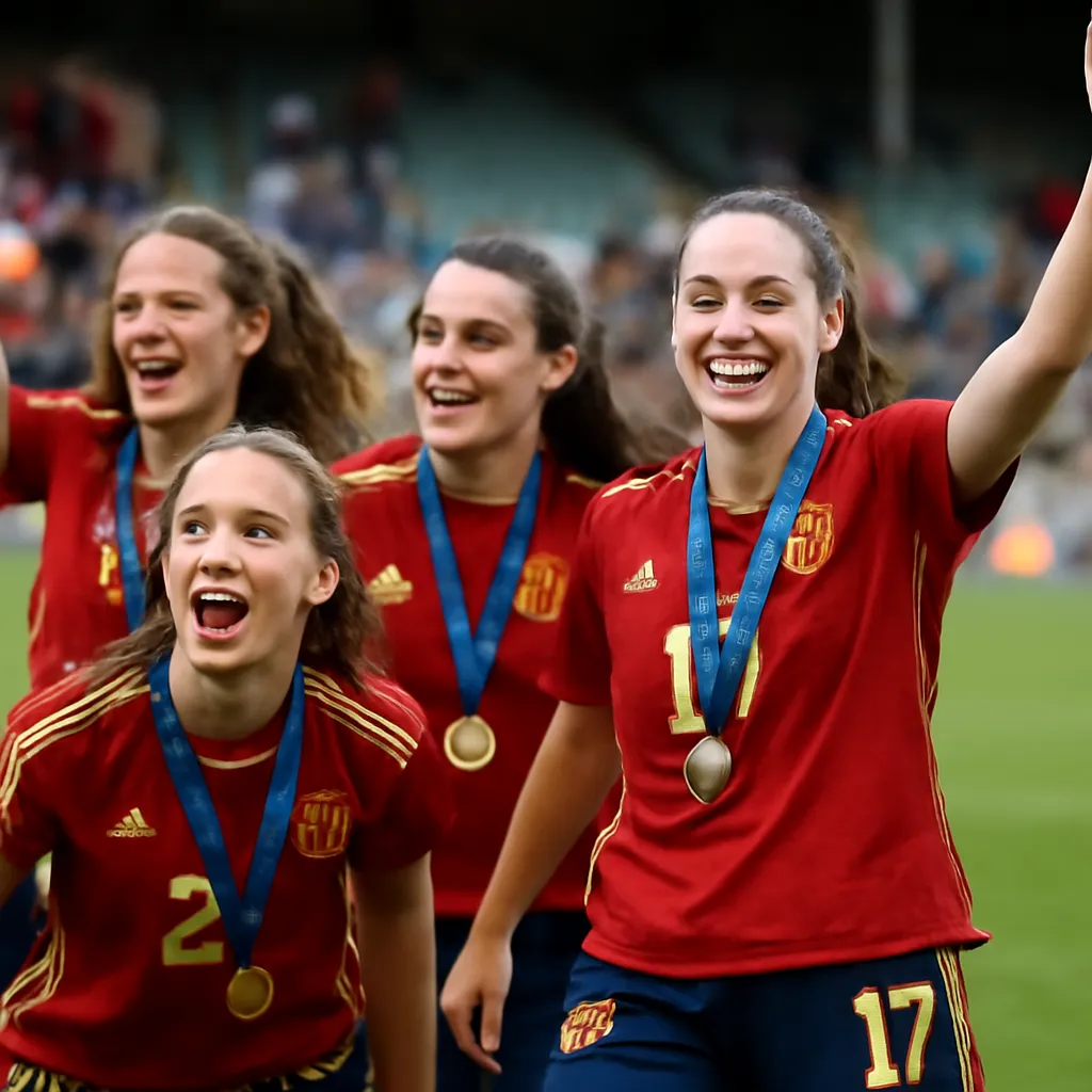 La selección sub-20 femenina de España se corona campeona del mundo tras vencer a Corea del Norte