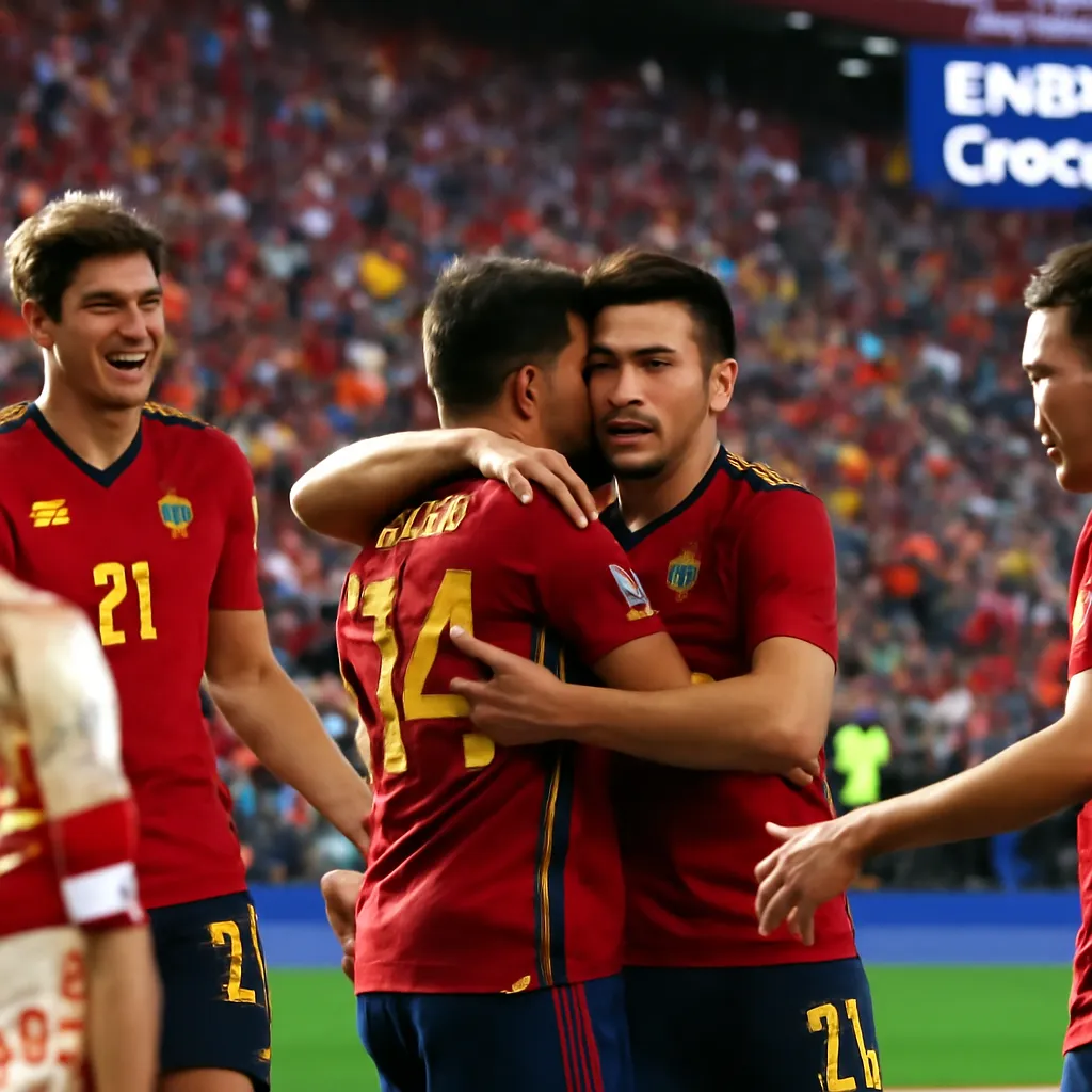 España vence a Croacia 4-1 con doblete de Lamine Yamal en Sevilla