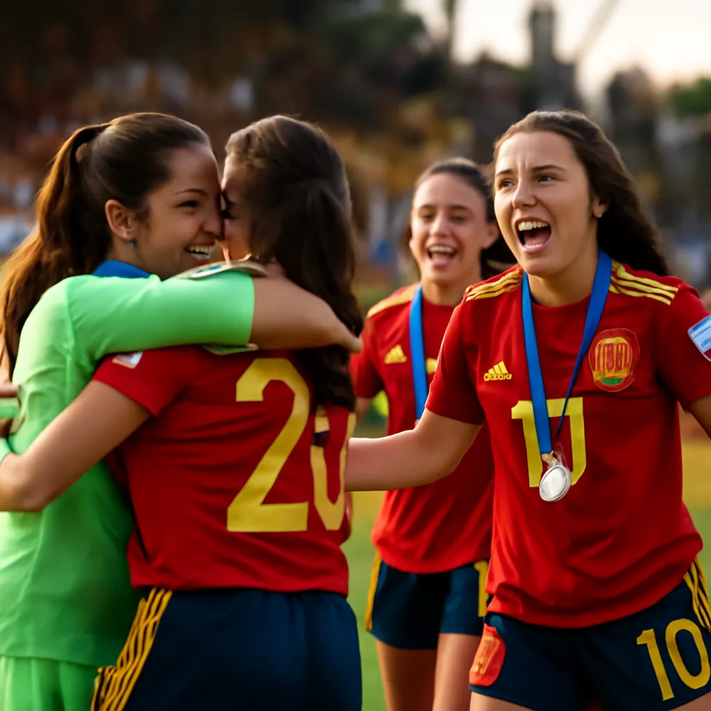 La selección española sub-20 femenina se corona campeona del Mundial